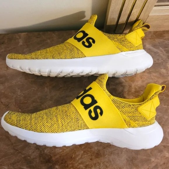 Adidas Cloudfoam Lite Racer Adapt Yellow Shoes - Picture 4 of 9